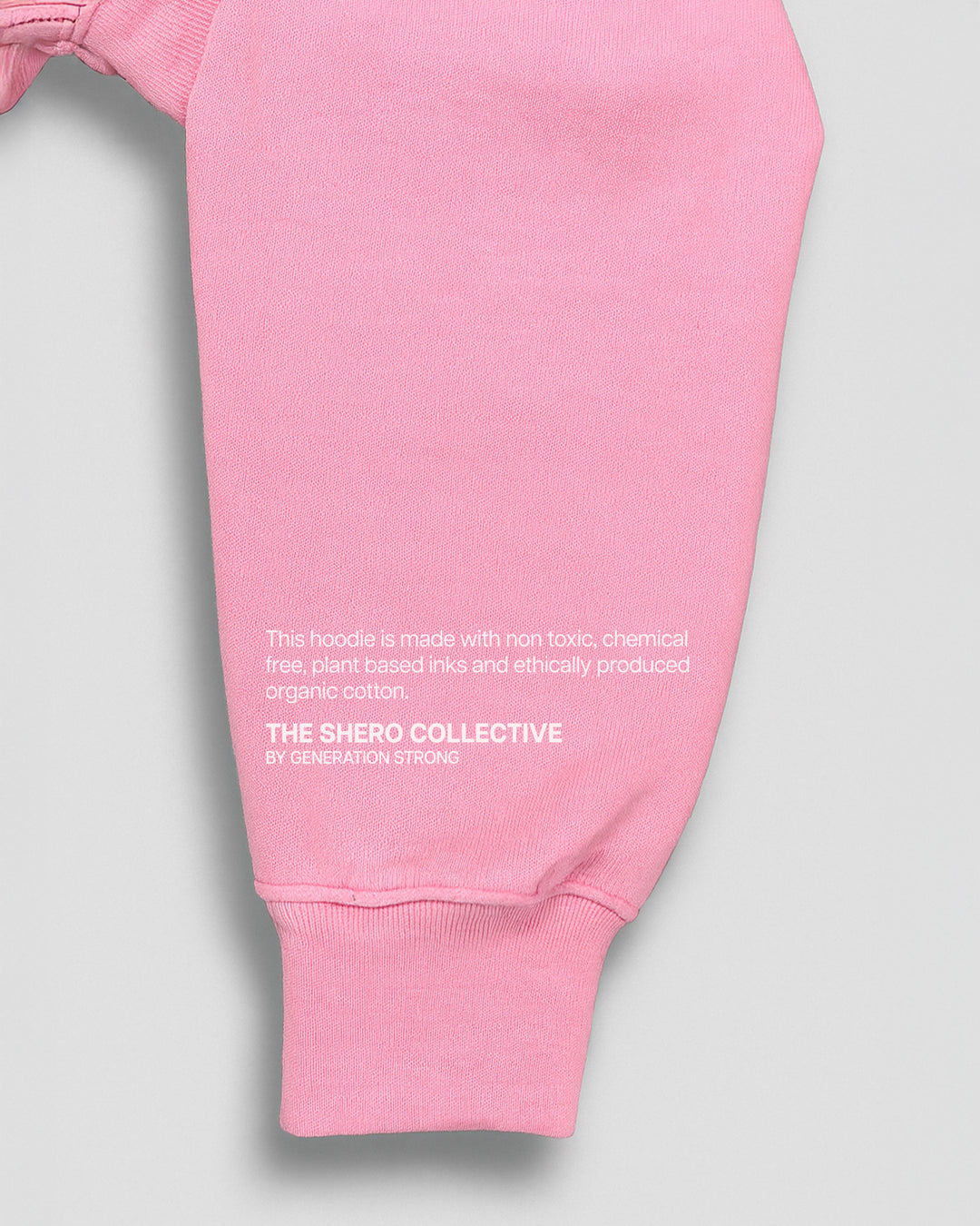 Shero Pink Power Oversized Hoodie