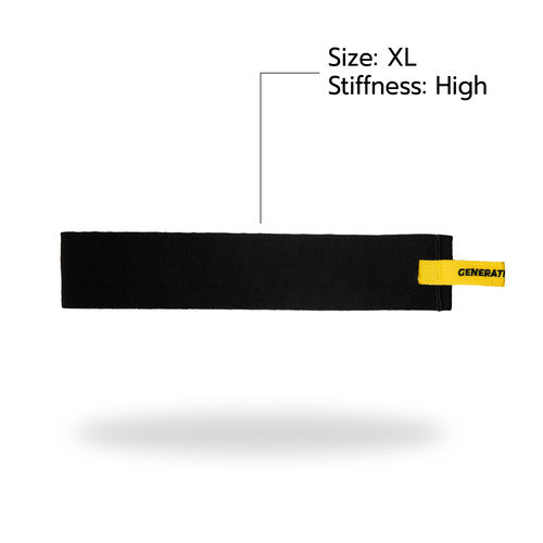 Black (Stiff) Hip Band - Large