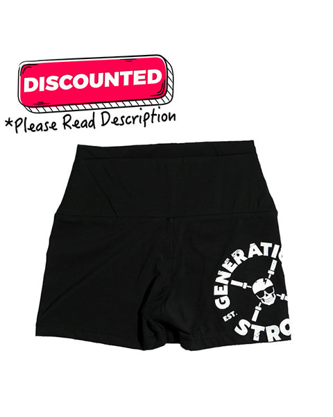 Black Skull Shorts