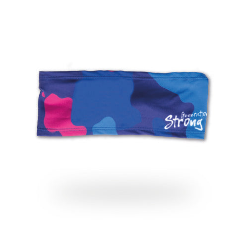 Blue Camo Headband