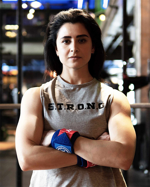 Lift Heavy Wrist Wraps - Blue