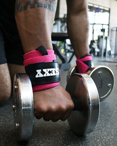 Lift Sexy Wrist Wraps - Pink