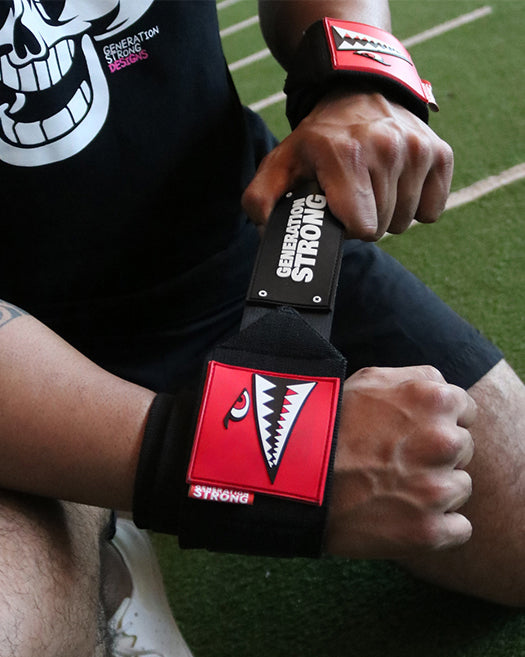 Shark Attack Wrist Wraps