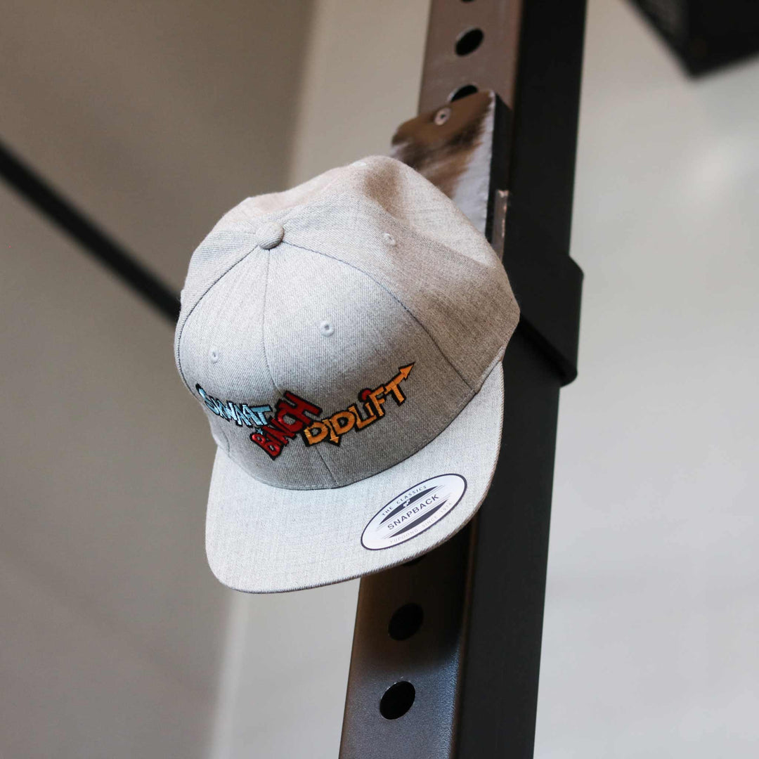 Squat Bench Deadlift (Grey) Classic Snap Back