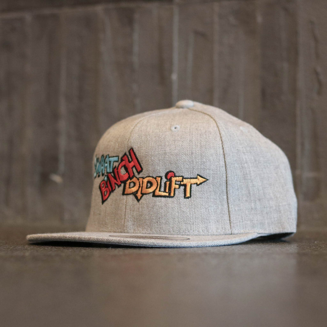 Squat Bench Deadlift (Grey) Classic Snap Back