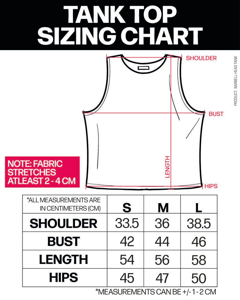 Womens Barbell Head Tank